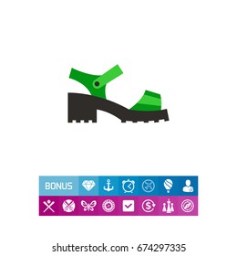 Chunky Sandal Icon