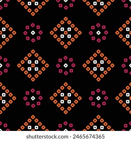 Chunri Bandhani allover seamless repeat pattern for block print screen kurti shirt saree stole scarf dupatta napkin vector editable motif design 