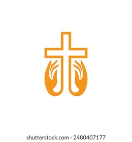 church abstract logo modern style