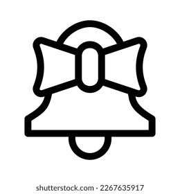 church bell icon or logo isolated sign symbol vector illustration - high quality black style vector icons
