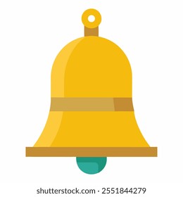 church bell vector icon with background