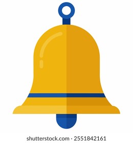 church bell vector icon illustration with white background