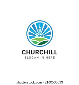Ilustración del diseño del logotipo de efecto brillante