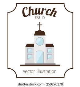 church building design, vector illustration eps10 graphic 