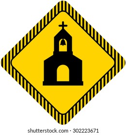 Church building icon