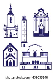 Church building icon.