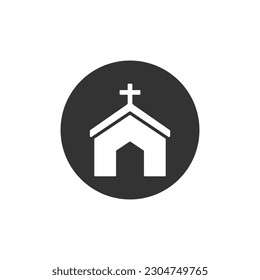 Church Building Icon Vector Design.