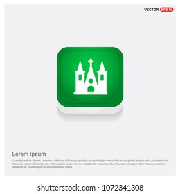 Church building IconGreen Web Button