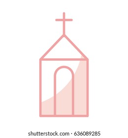 church building isolated icon
