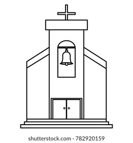 church building isolated icon