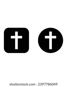 church button icon, vector best flat icon.