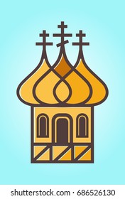 Church cartoon illustration of church vector web