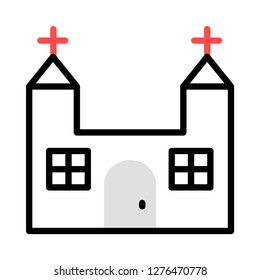 church   catholic   building  