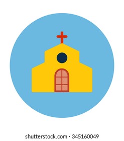 
Church Colored Vector Icon
