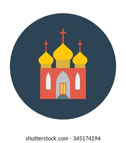 
Church Colored Vector Icon
