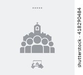 Church community single icon