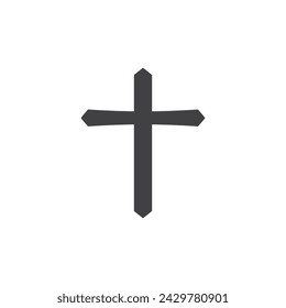 Church or cross logo icon vector design