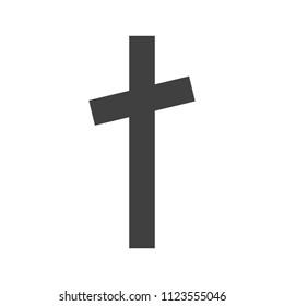 Church Cross On White Background Vector Stock Vector (Royalty Free ...