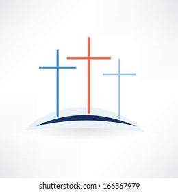 church crosses icon