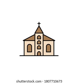 church, death outline icon. detailed set of death illustrations icons. can be used for web, logo, mobile app, UI, UX