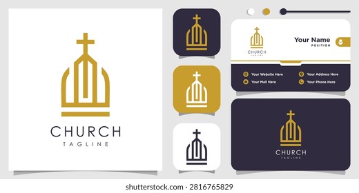 Church design element idea with modern siple concept