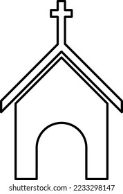 church design trendy on white background..eps
