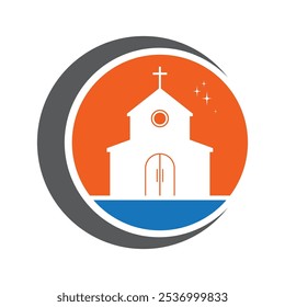 Church Element Icon Symbol Design
