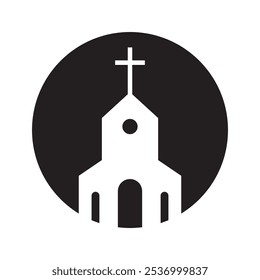 Church Element Icon Symbol Design