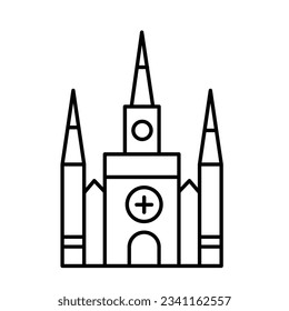 Church of england Vector Icon which can easily modify

