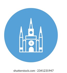 Church of england Vector Icon which can easily modify


