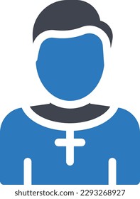church father Vector illustration on a transparent background.Premium quality symbols.Glyphs vector icon for concept and graphic design.