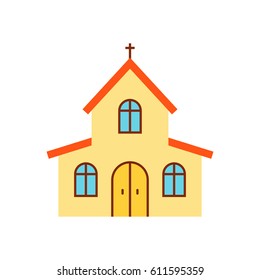 Church flat icon