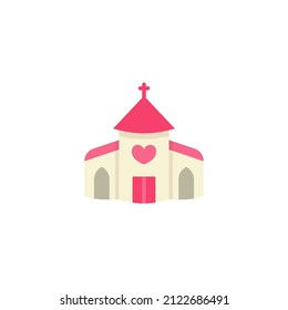 Kirche - Flaches Icon Design