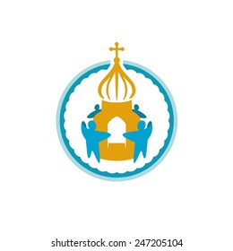 Church fundraising logo template