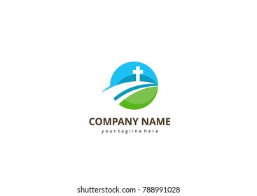 Church hill logo concept