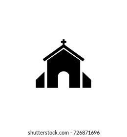 Church Icon Symbol Vector Illustration Stock Vector (Royalty Free ...