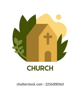 Church icon. Cartoon Creative Church icon for web design, templates, infographics and more.