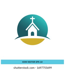 church icon design element logo template vector eps 10