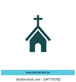 church icon design element logo template vector eps 10