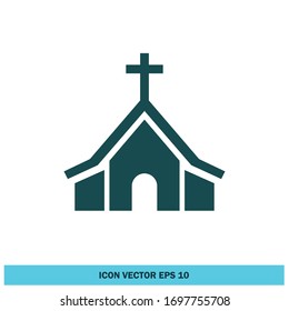 church icon design element logo template vector eps 10
