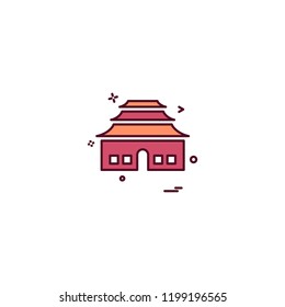 Church icon design vector 