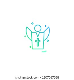 Church icon design vector 
