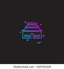 Church icon design vector 