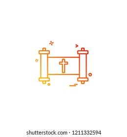 Church icon design vector 