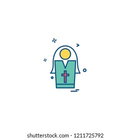 Church icon design vector 