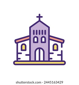 Church icon design vector stock