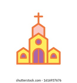 church icon design vector template