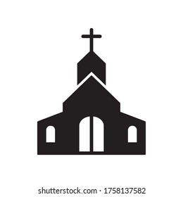 Church Icon Design Vector Template