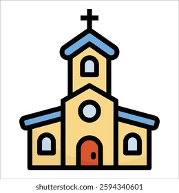 Church Icon Element For Design
