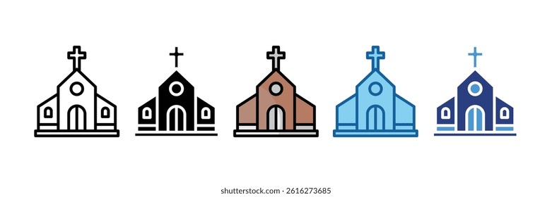 Church Icon Element For Design